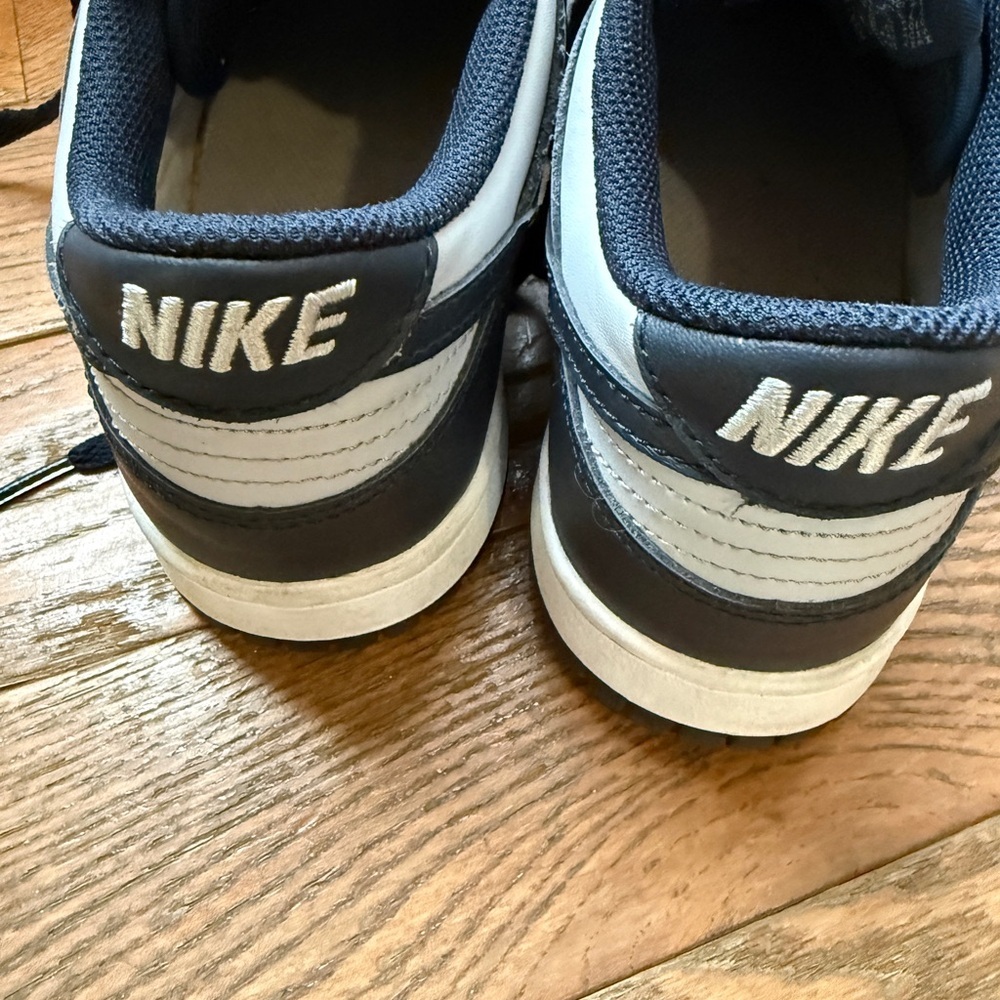 DD1391-003 Nike Dunk Low Georgetown Championship Grey Navy Wolf Gray M6 or W7.5 - Picture 4 of 6
